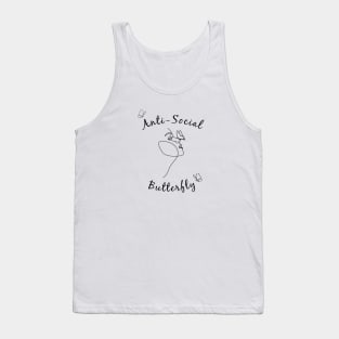 Anti-Social Butterfly Tank Top